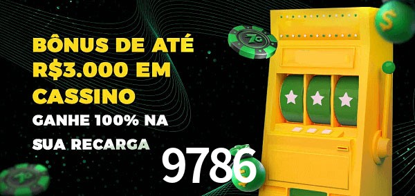 9786 melhor bônus de depósito